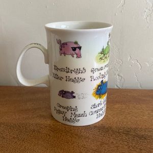 Dunoon haggis mug- cherry Denman